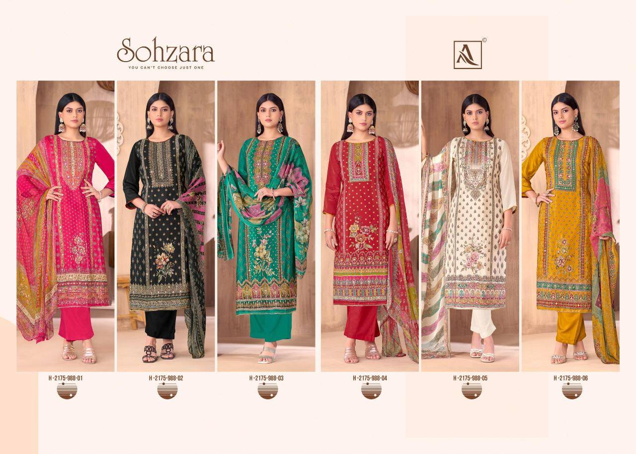 Alok suit sohzara Dress material wholesalers in Delhi